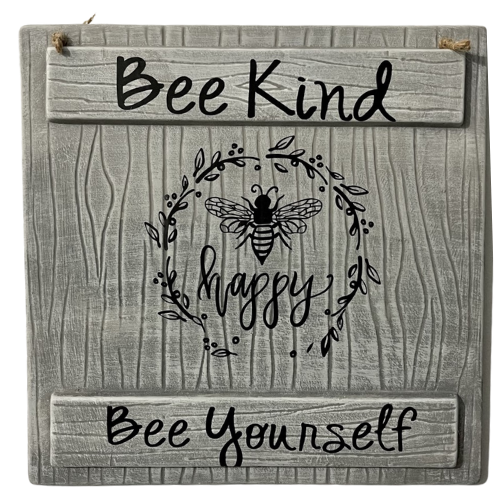 Bee Kind ceramic plaque