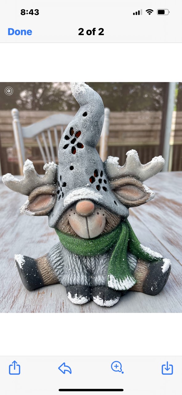 Ceramic reindeer