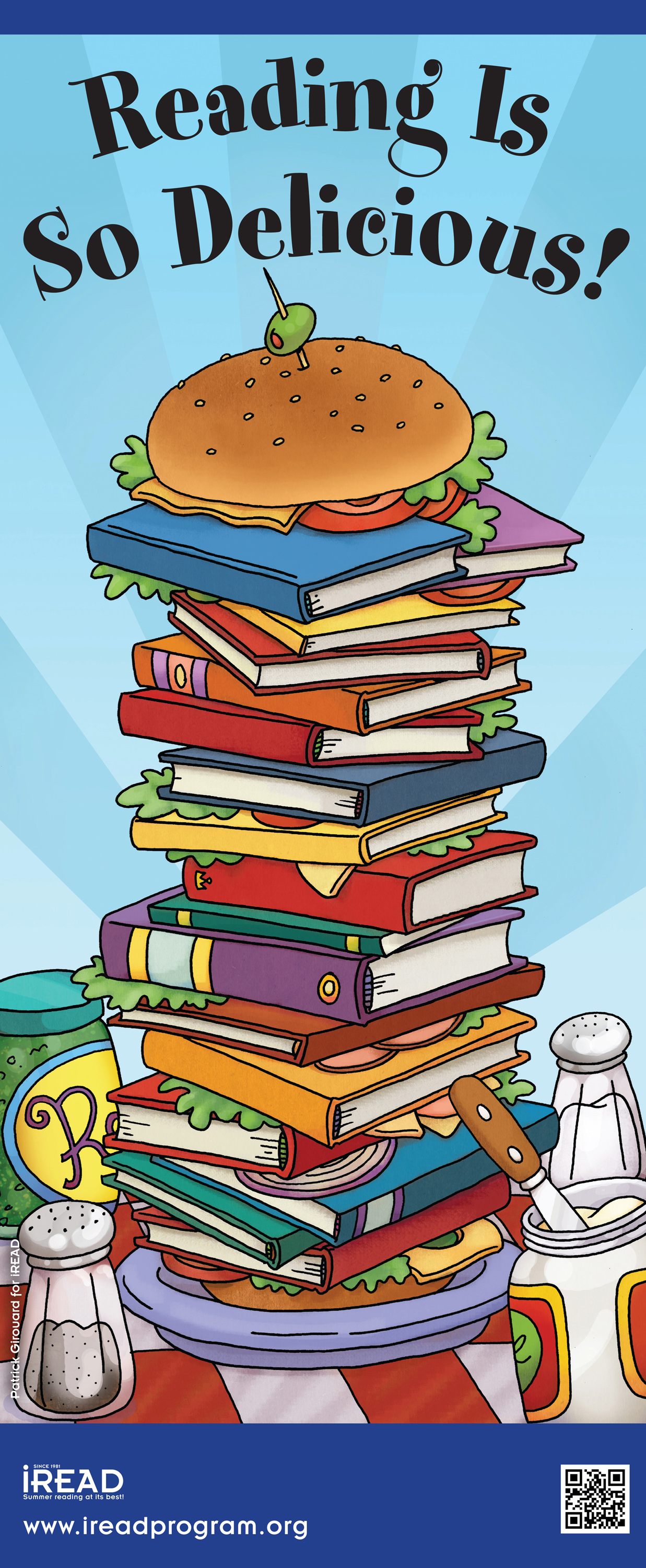 Winter Reading - Reading is So Delicious book sandwich
