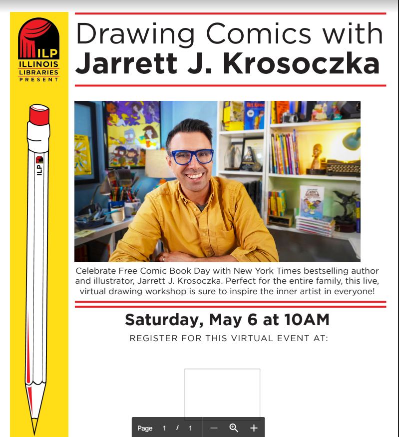 Drawing Comics with Jarrett J Krosoczka