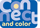 connect and color logo