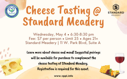 Cheese tasting at Standard Meadery image