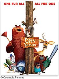 Movie poster image of the animated film Open Season