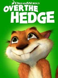 Movie poster image of the animated film Over the Hedge