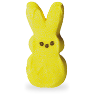 Yellow Bunny PEEPS marshmallow candy