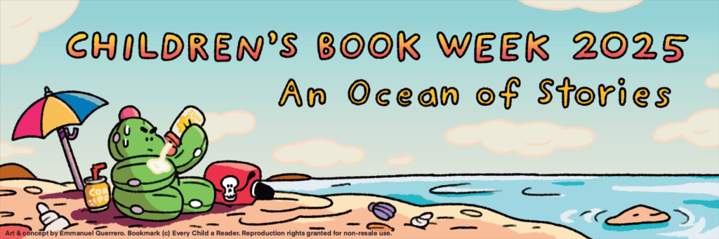 Children's Book Week 2025 banner: "An Ocean of Stories"